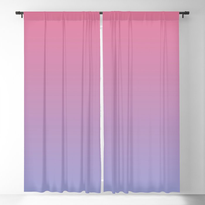 Dreamy Pink Lavender Ombre Gradient Window Curtain Gallery Image 5