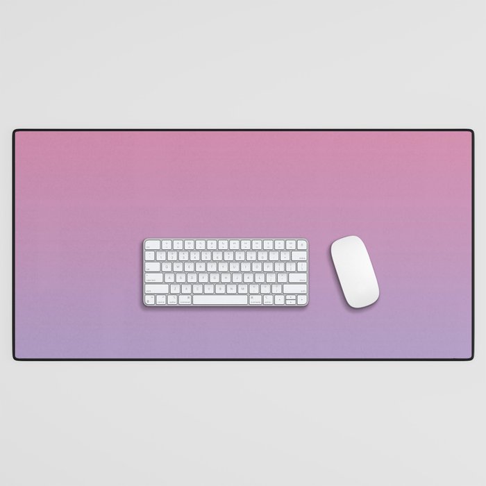 Dreamy Pink Lavender Ombre Gradient Desk Mat Gallery Image 1