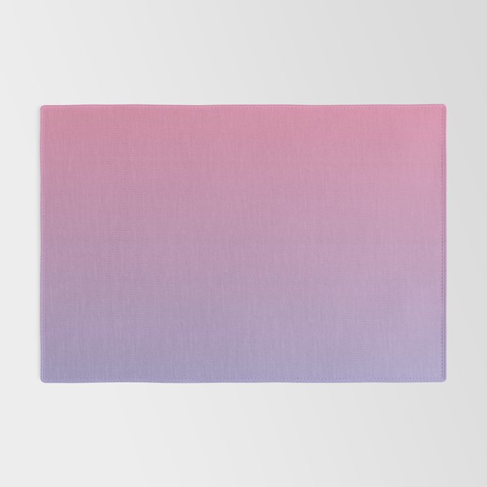 Dreamy Pink Lavender Ombre Gradient Rug Gallery Image 2