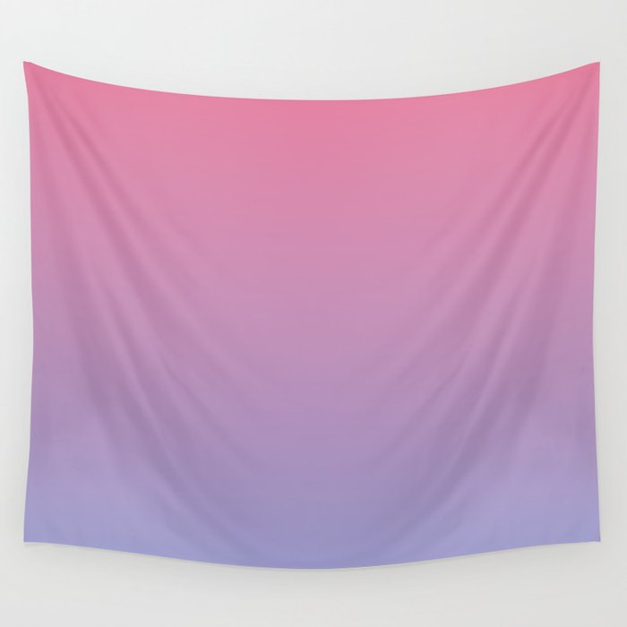 Dreamy Pink Lavender Ombre Gradient Wall Tapestry Gallery Image 4