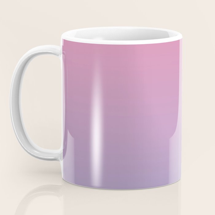 Dreamy Pink Lavender Ombre Gradient Coffee Mug Gallery Image 3