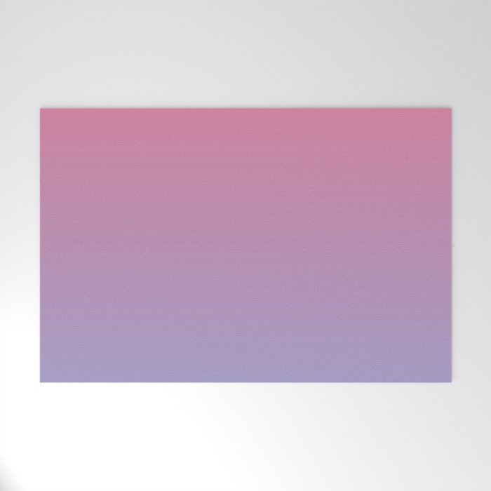 Dreamy Pink Lavender Ombre Gradient Welcome Mat Gallery Image 1