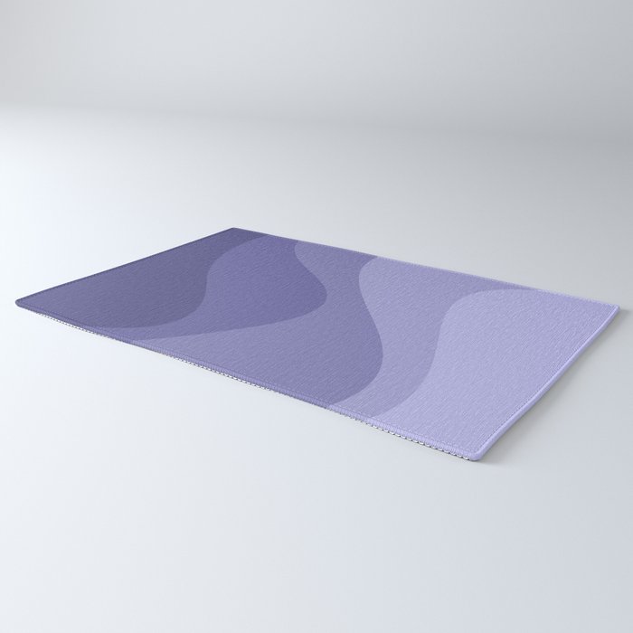 Abstract Color Waves Very Peri Rug Gallery Image 3