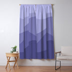 Abstract Color Waves Very Peri Window Curtain Gallery Image 5