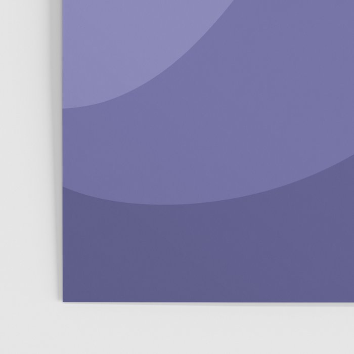 Abstract Color Waves Very Peri Poster Gallery Image 3