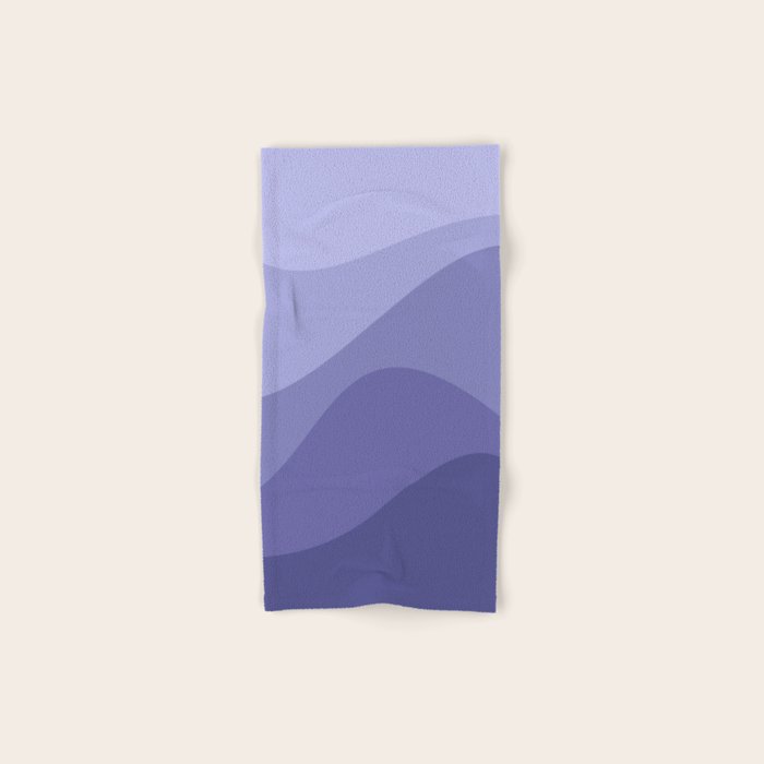 Abstract Color Waves Very Peri Bath Towel Gallery Image 1