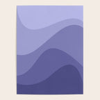 Abstract Color Waves Very Peri Poster Gallery Image 4