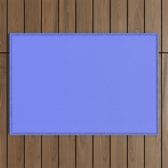 Periwinkle Blue Outdoor Rug Gallery Image 1