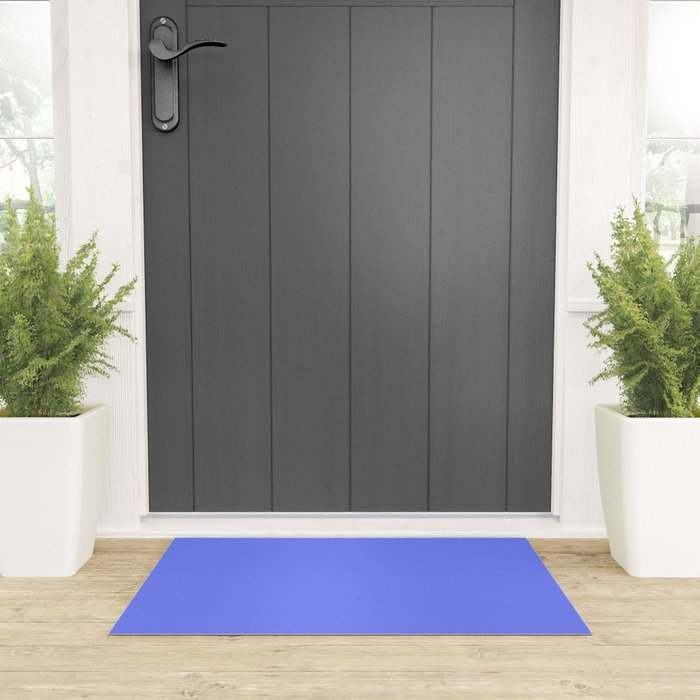 Periwinkle Blue Welcome Mat Gallery Image 3