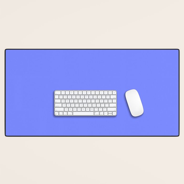 Periwinkle Blue Desk Mat Gallery Image 1