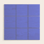 Periwinkle Blue Wood Wall Art Gallery Image 1