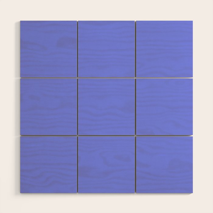 Periwinkle Blue Wood Wall Art Gallery Image 1