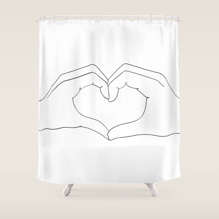 cÅur Shower Curtain Gallery Image 1