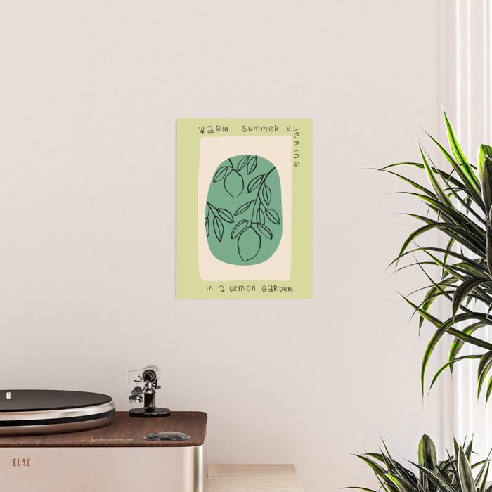  WARM SUMMER EVENING IN A LEMON GARDEN Poster Gallery Image 2