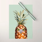 PINEAPPLE OWL Wrapping Paper Gallery Image 1