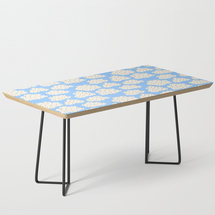 Cute Clouds In The Blue Sky Pattern Coffee Table Gallery Image 1
