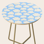 Cute Clouds In The Blue Sky Pattern Side Table Gallery Image 2