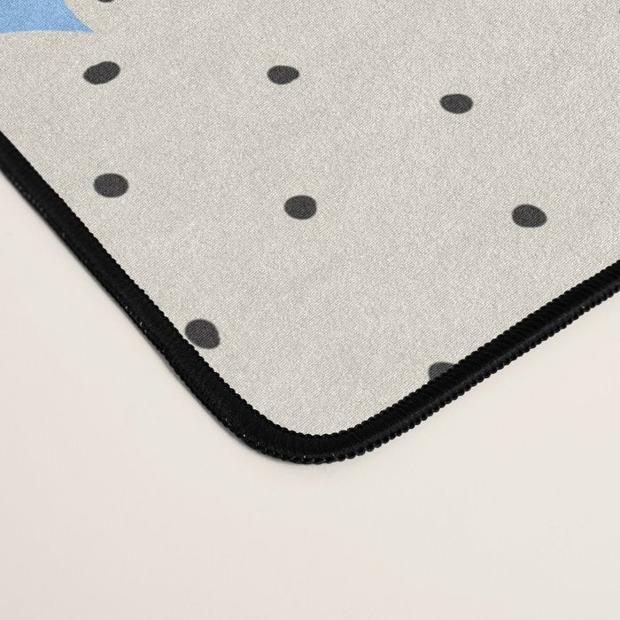 Cute Clouds In The Blue Sky Pattern Desk Mat Gallery Image 4