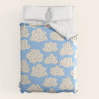 Cute Clouds In The Blue Sky Pattern Comforter Gallery Image 6
