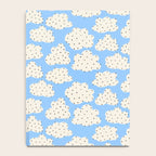 Cute Clouds In The Blue Sky Pattern Notebook Gallery Image 4