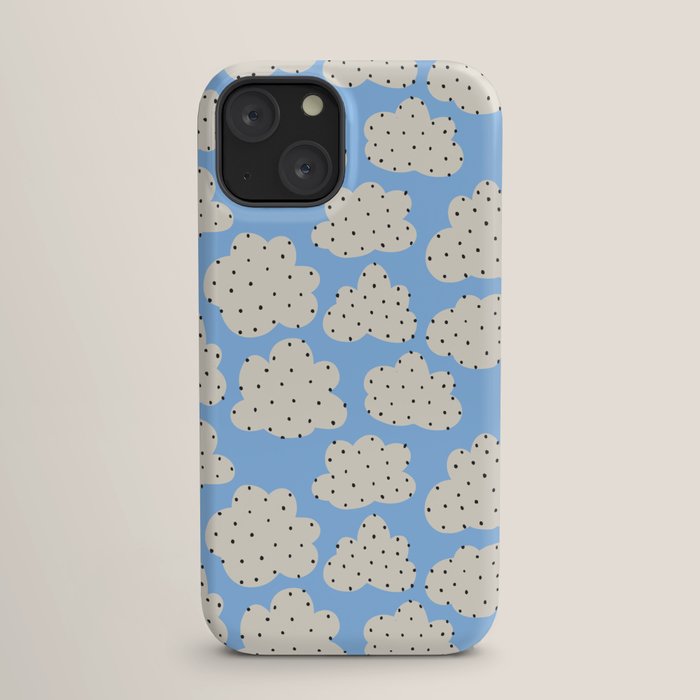Cute Clouds In The Blue Sky Pattern iPhone Case Gallery Image 17