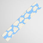 Cute Clouds In The Blue Sky Pattern Table Runner Gallery Image 3