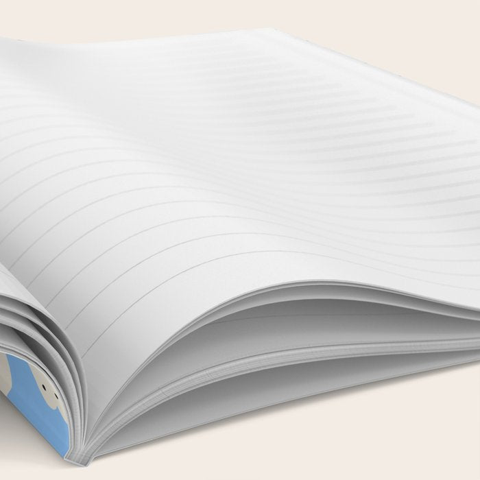 Cute Clouds In The Blue Sky Pattern Notebook Gallery Image 2