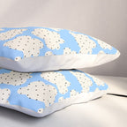 Cute Clouds In The Blue Sky Pattern Pillow Sham Gallery Image 3