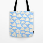 Cute Clouds In The Blue Sky Pattern Tote Bag Gallery Image 1