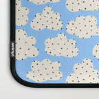 Cute Clouds In The Blue Sky Pattern Laptop Sleeve Gallery Image 3