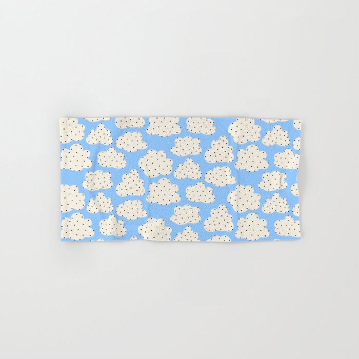 Cute Clouds In The Blue Sky Pattern Bath Towel Gallery Image 1