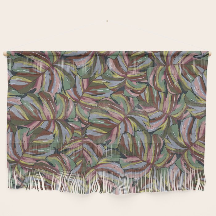 Layered Monstera - Rust Wall Hanging Gallery Image 1