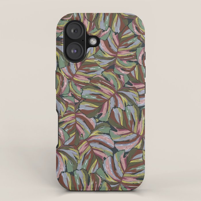 Layered Monstera - Rust iPhone Case Gallery Image 1