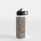 Layered Monstera - Rust Water Bottle Gallery Image 1