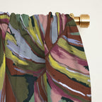 Layered Monstera - Rust Window Curtain Gallery Image 2
