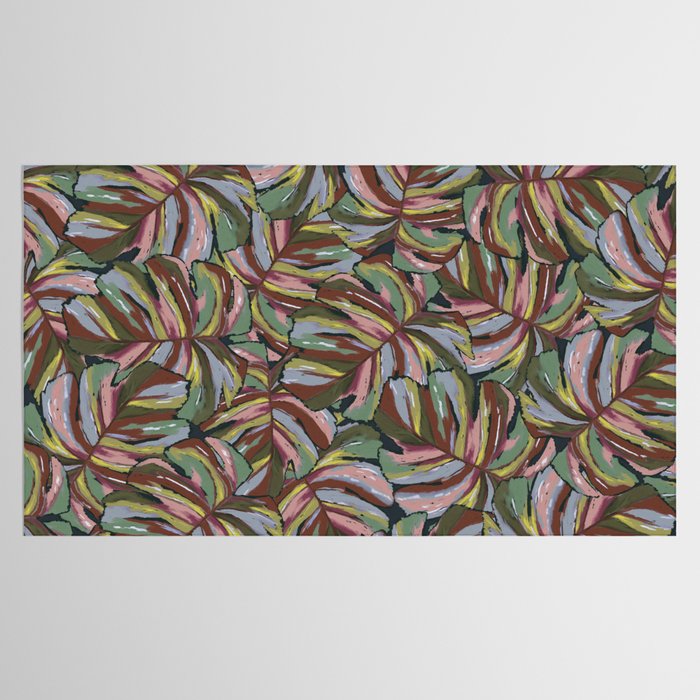 Layered Monstera - Rust Tablecloth Gallery Image 2
