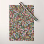 Layered Monstera - Rust Wrapping Paper Gallery Image 1
