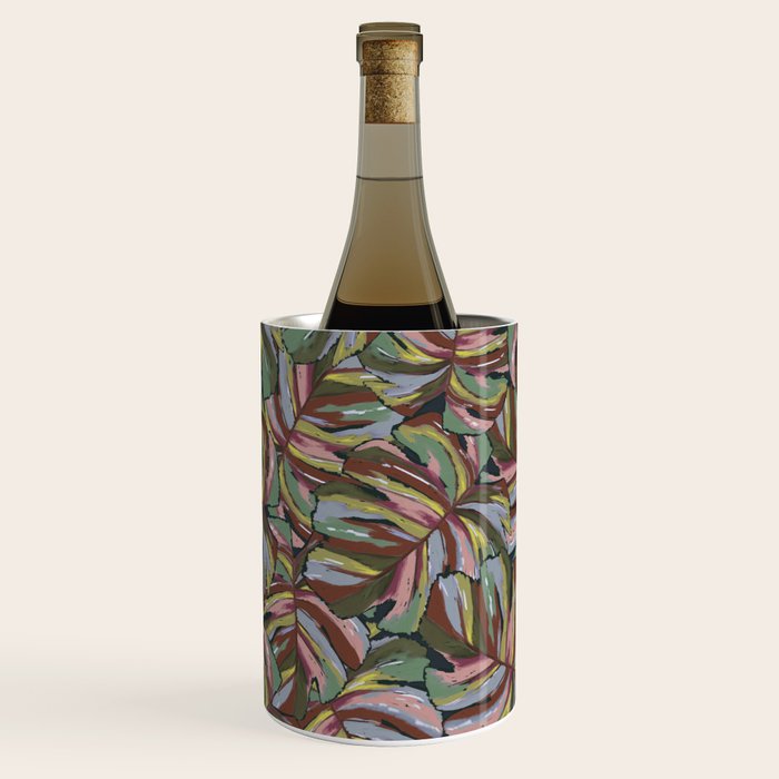Layered Monstera - Rust Wine Chiller Gallery Image 1
