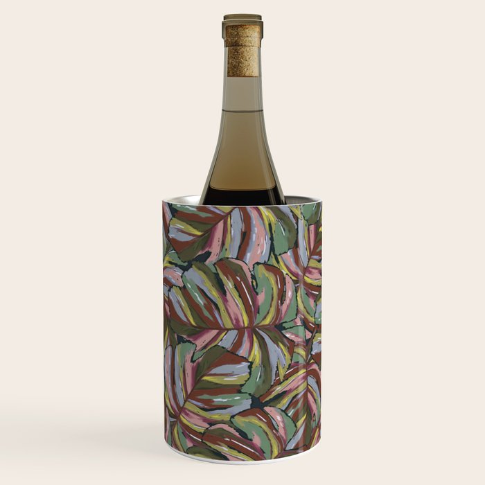 Layered Monstera - Rust Wine Chiller Gallery Image 2