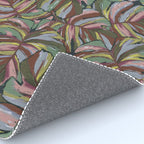 Layered Monstera - Rust Rug Gallery Image 4