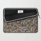 Layered Monstera - Rust Laptop Sleeve Gallery Image 2
