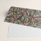 Layered Monstera - Rust Wrapping Paper Gallery Image 2