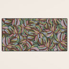 Layered Monstera - Rust Desk Mat Gallery Image 3