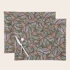 Layered Monstera - Rust Placemat Gallery Image 1