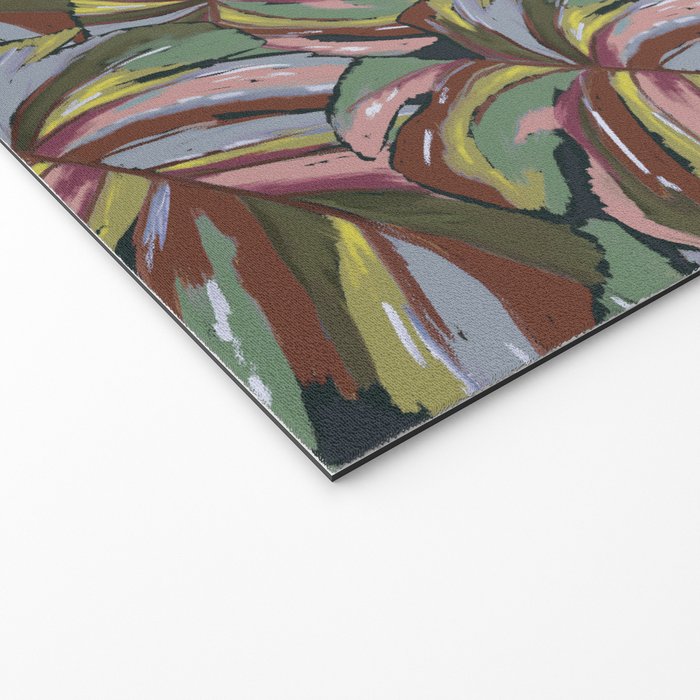 Layered Monstera - Rust Welcome Mat Gallery Image 2
