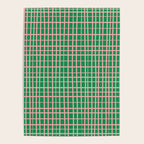 Irregular Grid Pattern in Green and Pink Poster Gallery Image 4