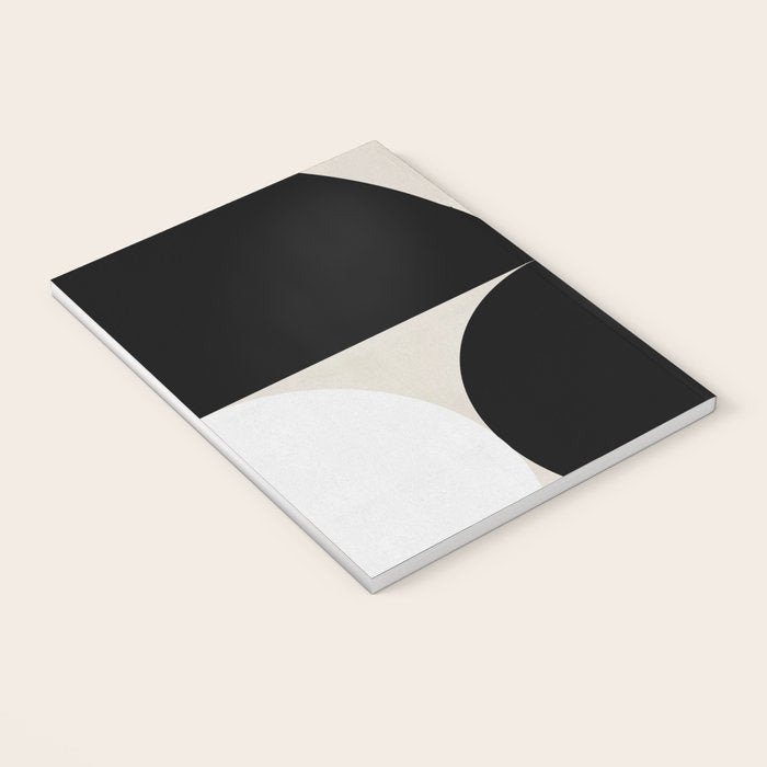 geometry mid modern black white Notebook Gallery Image 3