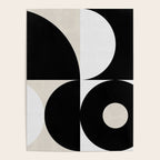 geometry mid modern black white Poster Gallery Image 4
