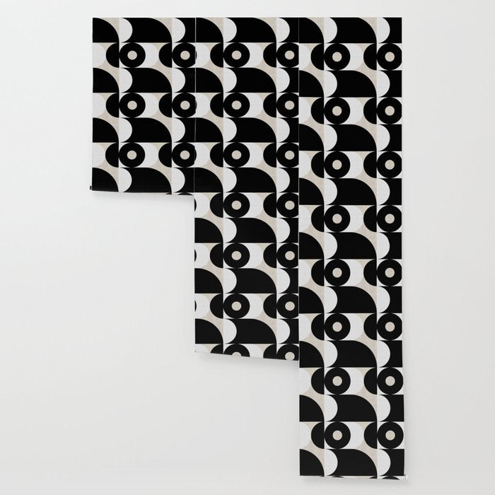 geometry mid modern black white Wallpaper Gallery Image 3