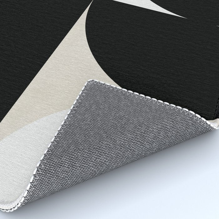 geometry mid modern black white Rug Gallery Image 4